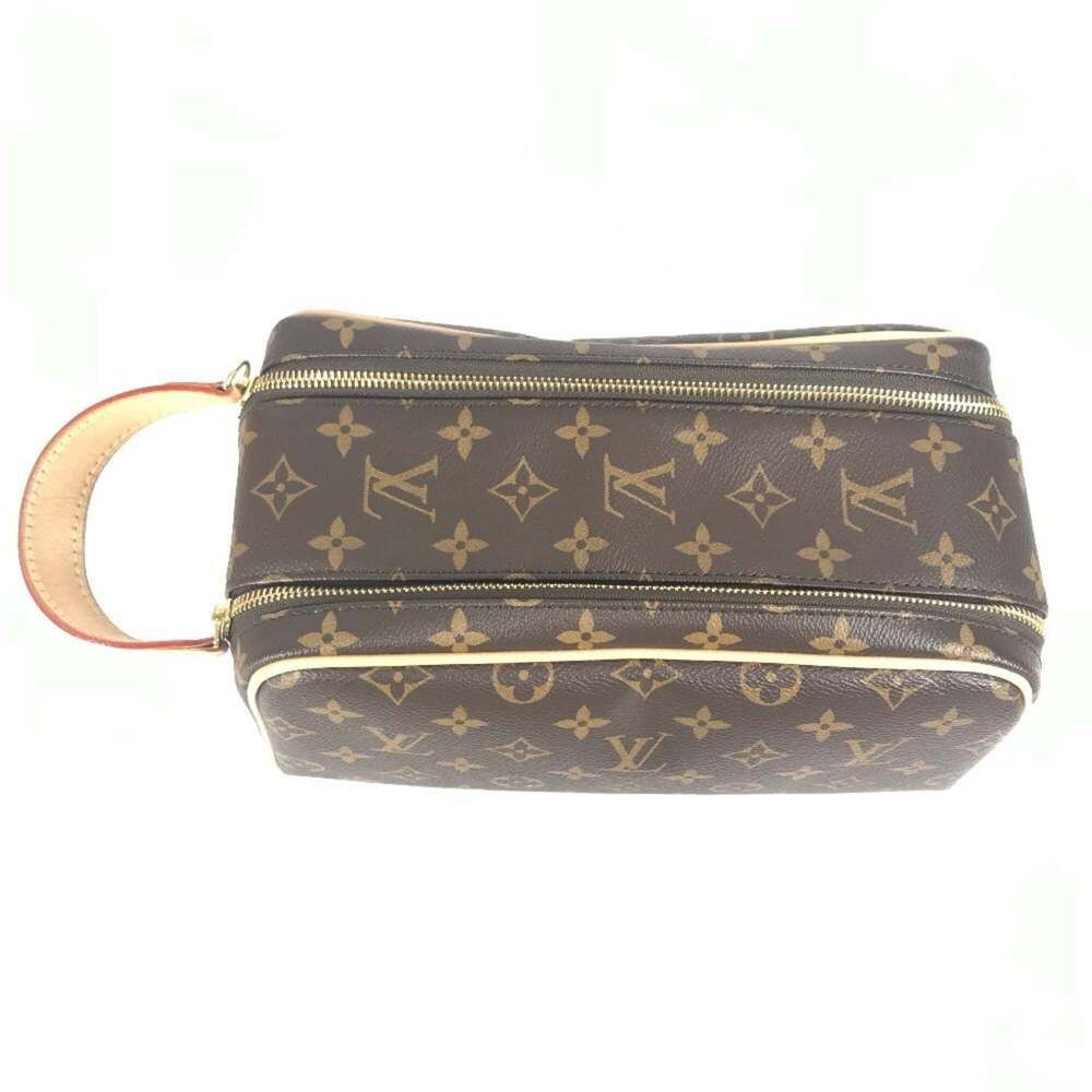 LOUIS VUITTON Authentic Brown Monogram Canvas Pouch - Picture 7 of 16